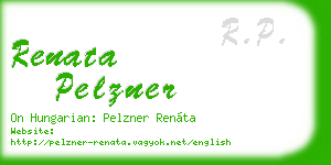 renata pelzner business card